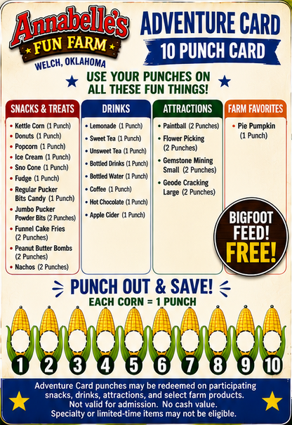 10 Punch Card